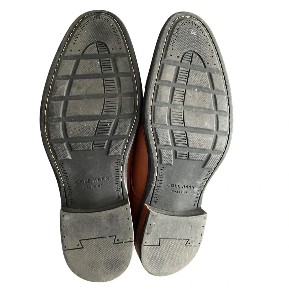 Cole Haan Brown Leather Cap Toe Oxford‎ Shoes Men's 8.5M Classic Dress StyleM